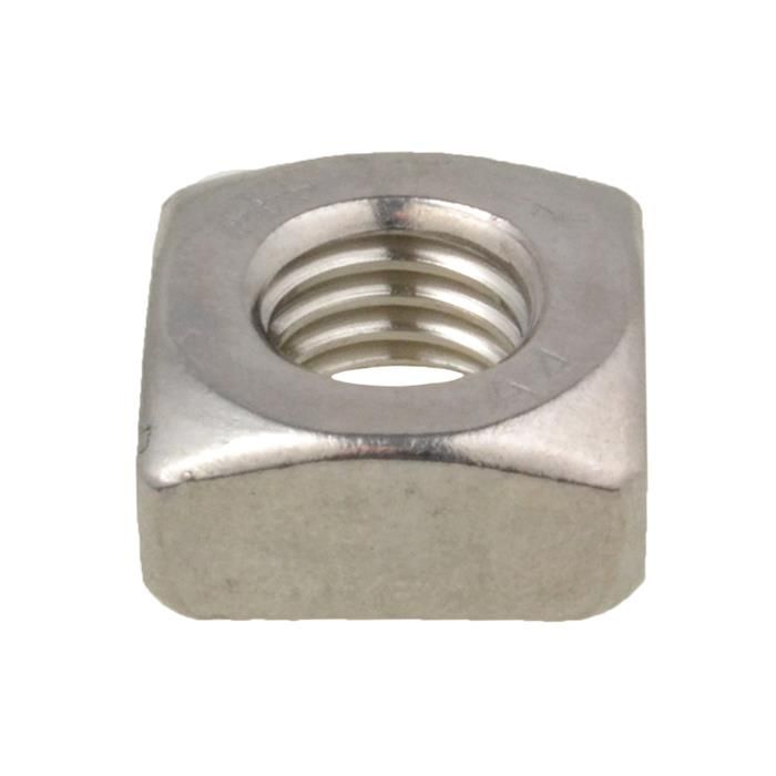 Qty 5 SQUARE Nut M8 x 13mm wide x 6.50mm Thick Galvanised Class 5 8mm 