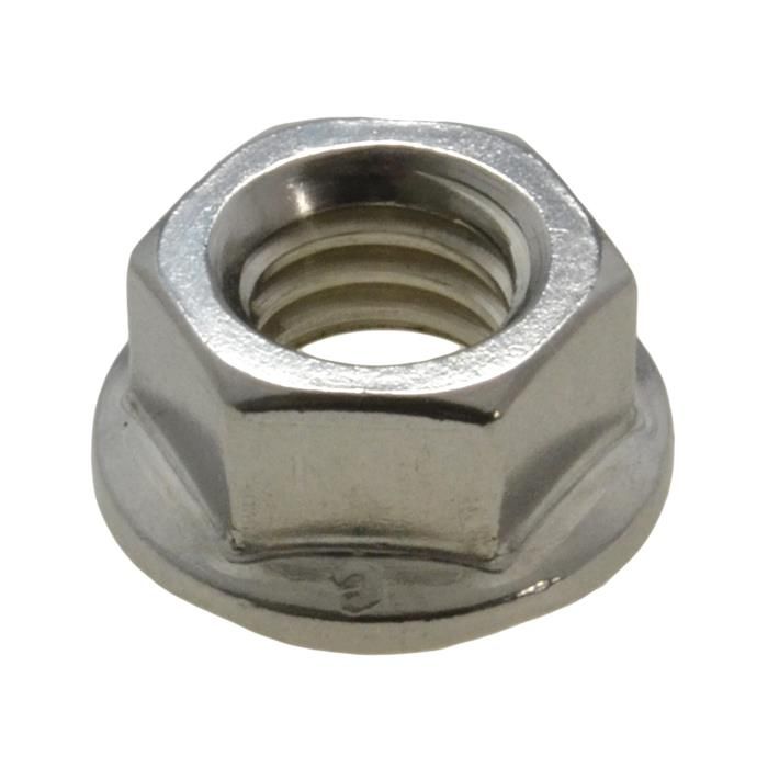 Spin 3/8-16 Stainless Serrated Flange Lock  Nuts Whiz Nuts 3/8x16 1 