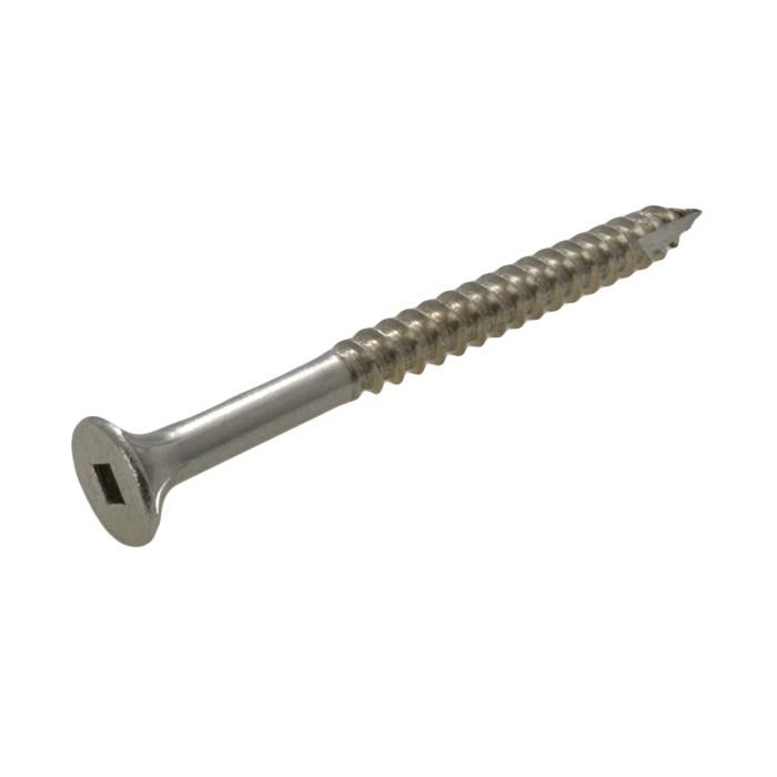 5mm 10g A4 MARINE GRADE STAINLESS STEEL FULLY THREADED CHIPBOARD WOOD SCREWS 