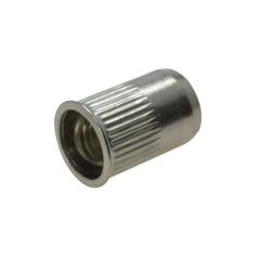 M3 x 0.50p x 9.2 Metric Coarse G304 Stainless Nutsert Countersunk Round Open Splined Grips 0.5-2