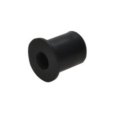 M3 x 0.50p x 12.6 Metric Coarse Black Rubber Nut Large Flange Round Open Smooth Grips 0.4-4