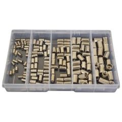 155 Piece M3 M4 M5 M6 M8 Countersunk Nutsert Stainless G304 Assortment Grab Kit119