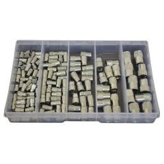 135 Piece M4 M5 M6 M8 M10 Countersunk Nutsert Zinc Assortment Grab Kit180