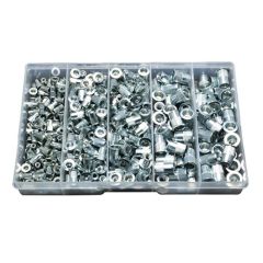 350 Piece M3 M4 M5 M6 AL Series Flange Nutsert Zinc Assortment Grab Kit196