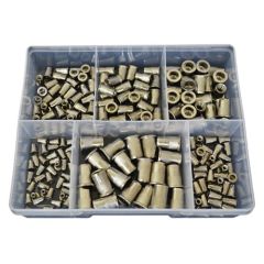 175 Piece M3 M4 M5 M6 M8 M10 Large Flange Nutsert Stainless G304 Assortment Grab Kit41