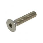 M10 x 1.50p Metric Coarse Stainless A4-70 G316 Countersunk Head Socket (6mm Key) Screws DIN 7991