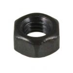 M4 x 0.70p Metric Coarse Black Zinc Hex Standard Nuts Low Tensile AS1112