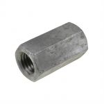 M36 x 4.00p x 108mm Metric Coarse Galvanised Class 5 Hex Rod Coupler Coupling Nuts Low Tensile