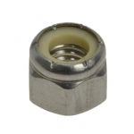 #6-32 x 32 TPI UNC Coarse Stainless A2-70 G304 Hex Nyloc Nuts NM Series
