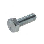 M10 x 1.50p Metric Coarse Zinc Hex Set Screw / Hex Bolts Class 8.8 High Tensile AS 1110.1