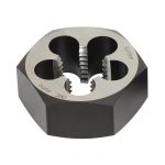 M6 x 1.00p Metric Coarse Carbon Hex Die Nut Alpha ISO 529 DNMCC060