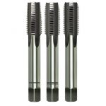 Set of 3 - M2 x 0.40p Metric Coarse Carbon Hand Tap Set Bottom / Inter / Taper Alpha ISO 529 