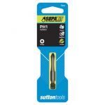 PH1 x 50mm Sutton Extreme Impact Phillips Torsion Power Driver Bit - 1 Pack Carded S1060150
