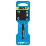 SQ2 x 50mm Sutton Extreme Impact Square Torsion Power Driver Bit - 1 Pack Carded S1180250