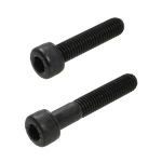 M2 x 0.40p Metric Coarse Plain Black Uncoated Class 12.9 Socket (1.5mm Key) Head Cap Screws DIN 912 / ISO 4762