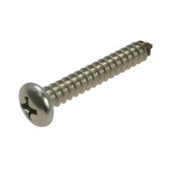 2g (2.20mm) Stainless A2-70 G304 Pan Phillips (PH1) Self Tapping Screws ANSI B18.6.4