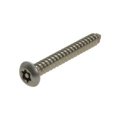 6g (3.50mm) Stainless A2-70 G304 Button Post Torx (T10) Security Self Tapping Screws