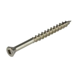 8g (4.2mm) Stainless A2-70 G304 Trim Head Square (SQ1) Decking Timber Screws