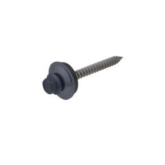 14g (6.30mm) x 50mm Ironstone Cyclone BRA / Multiseal Hex Flange (3/8") Timber T17 Roofing Screw Galvanised