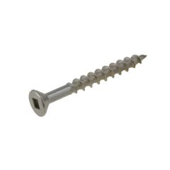 10g (4.80mm) Countersunk Square (SQ2) Chipboard Screws Stainless G304 A2-70 