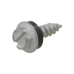 8g (4.20mm) NEO Galvanised Hex Flange (1/4") Slotted Stitching Coarse Timber Screws