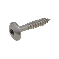 8g (4.2mm) Stainless A2-70 G304 Button Square (SQ2) Stitching Coarse Timber Screws