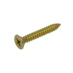 8g (4.20mm) Zinc Yellow Countersunk (PH2) Coarse Villaboard Timber Screws