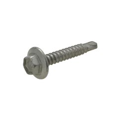 10g (4.80mm) Galvanised Hex Flange (5/16") Coarse Metal Self Drilling Screws