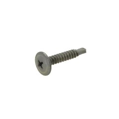 8g (4.20mm) Galvanised Button Phillips (PH2) Coarse Metal Self Drilling Screws