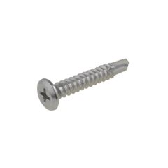 8g (4.20mm) G410 Stainless Wafer Phillips (PH2) Coarse Metal Self Drilling Screws