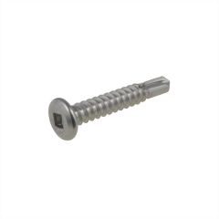 10g (4.80mm) G410 Stainless Wafer Square (SQ2) Coarse Metal Self Drilling Screws