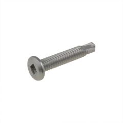 10g (4.80mm) G410 Stainless Wafer Square (SQ2) Fine Metal Self Drilling Screws