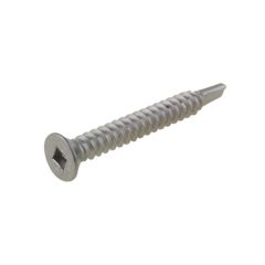 10g (4.80mm) G410 Stainless Countersunk Square (SQ2) Metal Self Drilling Decking Screws