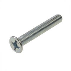 M4 x 0.70p Metric Coarse Zinc Countersunk Phillips (PH2) Machine Screws AS 1427:1996