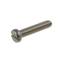 M3 x 0.50p Metric Coarse Stainless A4-70 G316 Cheese Slot Machine Screws DIN 84