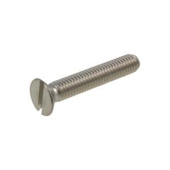 M3 x 0.50p Metric Coarse Stainless A4-70 G316 Countersunk Slot Machine Screws DIN 963