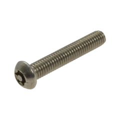 M3 x 0.50p Metric Coarse Stainless A2-70 G304 Button Post Torx (T10) Security Machine Screws