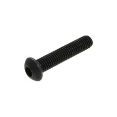 M2.5 x 0.45p Metric Coarse Plain Black Uncoated Class 12.9 Button Head Socket (1.5mm Key) Screws ISO 7380