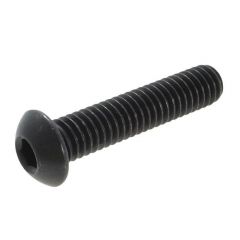 #2-56 TPI UNC Coarse Plain Black Uncoated Grade 10.9 Button Head Socket (0.050" Key) Screws ANSI B 18.3