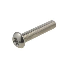 M8 x 1.25p Metric Coarse Stainless A2-70 G304 Button Torx (T40) Machine Screws ISO 7380