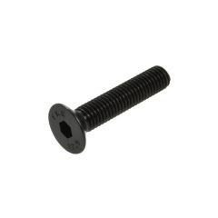 M2.5 x 0.45p Metric Coarse Plain Black Uncoated Class 12.9 Countersunk Head Socket (1.5mm Key) Screws DIN 7991