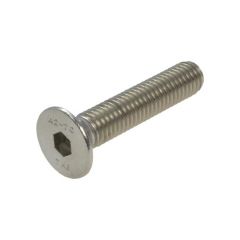 M2 x 0.40p Metric Coarse Stainless A2-70 G304 Countersunk Head Socket (1.27mm Key) Screws DIN 7991