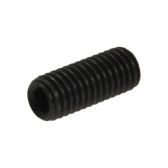 M1.6 x 0.35p Metric Coarse Plain Black Uncoated Class 14.9 Cup Point Socket (0.7mm Key) Set Screws Grub DIN 916