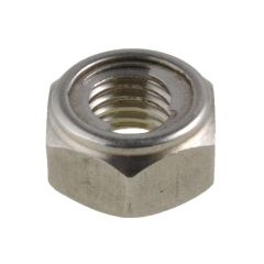 M4 x 0.70p Metric Coarse Stainless A4-70 G316 Hex All Metal Lock Nuts