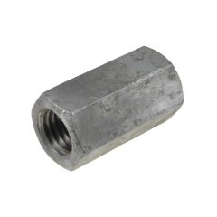 M10 x 1.50p x 30mm Metric Coarse Galvanised Class 5 Hex Rod Coupler Coupling Nuts Low Tensile