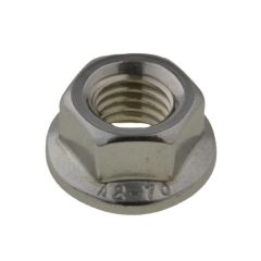 M4 x 0.70p Metric Coarse Stainless A2-70 G304 Hex Flange NON SERRATED Nuts DIN 6923