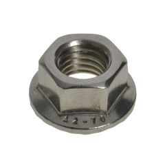 M3 x 0.50p Metric Coarse Stainless A2-70 G304 Hex Flange Serrated Nuts DIN 6923