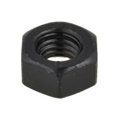 M6 x 1.00p Metric Coarse Plain Black Uncoated Class 8 Hex Standard Nuts High Tensile AS1112