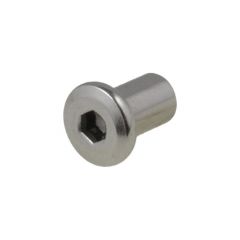 M6 x 1.00p x 12mm Metric Coarse Stainless A2-70 G304 Flat Head Socket JCB Barrel Connector Nuts