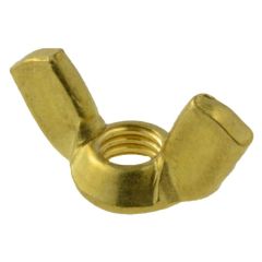 M3 x 0.50p Metric Coarse Brass Wing Nuts Low Tensile UNI 5448